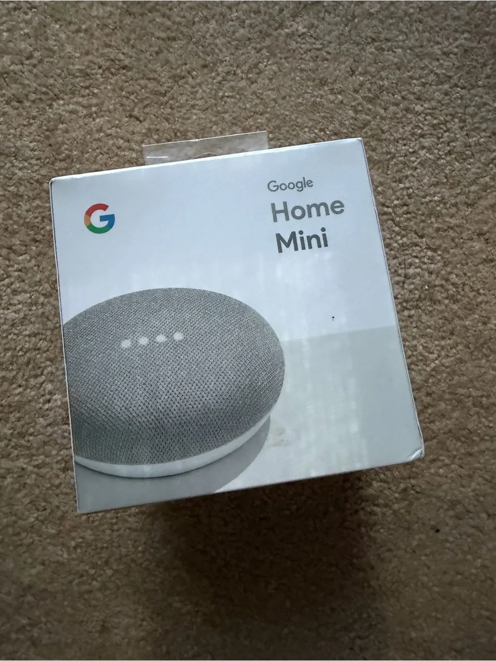 Google Home Mini — Light Gray Smart Speaker